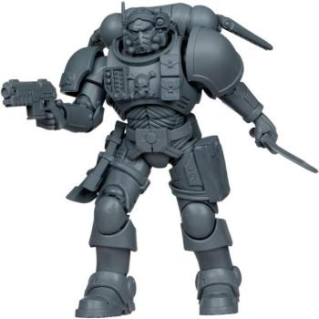 McFarlane figura Warhammer 40,000 Hadnagy Phobos páncélban szürke