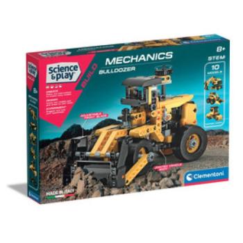 Clementoni Mechanics építőjáték Buldózer kép