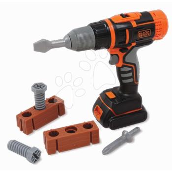 Mechanikus fúrógép fúrószárakkal Black&Decker Mechanical Drill Smoby 6 kiegészítő kép