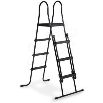 Medence létra pool ladder Exit Toys 108-122 cm magas kerethez fémváz csúszásmentes fekete kép