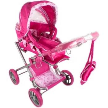 Mély táskás babakocsi /pink /