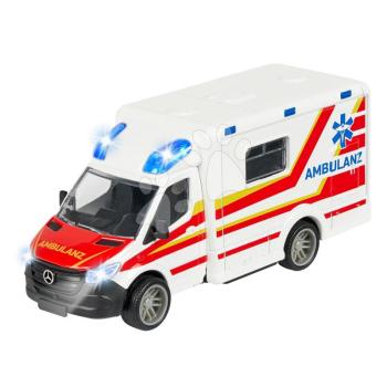 Menőautó Mercedes-Benz Sprinter Ambulance Majorette hanggal és fénnyel hossza 15 cm kép