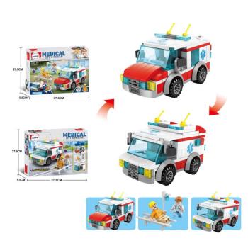 Mentőautó építőkészlet 173 darabos Medical Rescue figurákkal MT1126 kép