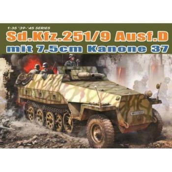 Model Kit katonai 6516 - Sd.Kfz.251/9 Ausf.D mit KANONE 37 (1:35) kép