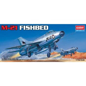Model Kit kit 12442 repülőgép - M-21 FISHBED (1:72) kép