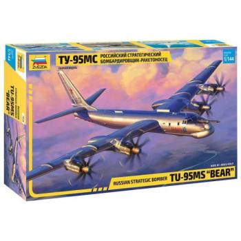 Model Kit repülőgép 7038 - Tu-95 Szovjet turbólégcsavaros stratégiai bombázó (1:144) kép