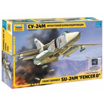Model Kit repülőgép 7267 - Su-24M első bombázó "D" vívó (1:72) kép