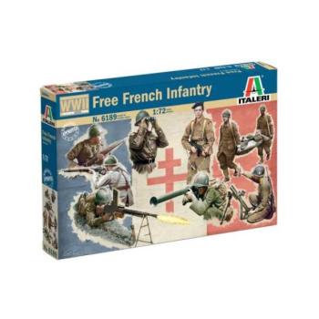 Modellkészlet 6189 figurák - második világháború - Ingyenes francia gyalogosok (1:72) kép
