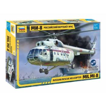 Modellkészlet Helikopter 7254 - MIL Mi-8 mentőhelikopter (1:72) kép