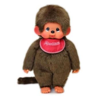 Monchhichi Moncsicsi fiú előkével 45cm