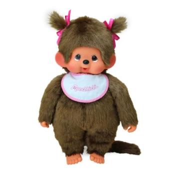 Monchhichi Moncsicsi lány két copffal 45cm kép