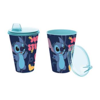 Műanyag csőrős pohár Stitch kép