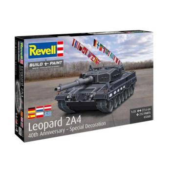 Műanyag ModelKit tank 03368 - Leopard 2A4 - Különleges Díszítés 40. Évforduló (1:35) kép