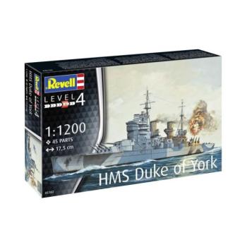 Műanyag modellkészlet hajó 05182 - HMS Duke of York (1:1200) kép