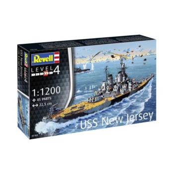 Műanyag modellkészlet hajó 05183 - USS New Jersey (1:1200) kép