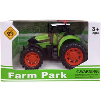 Műanyag traktor - 13 cm, többféle kép