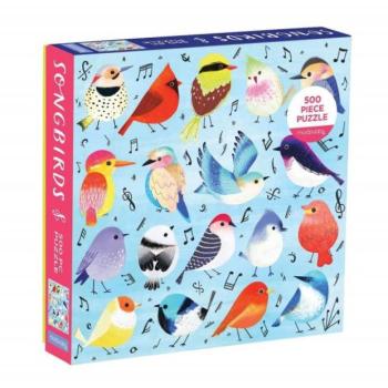 Mudpuppy Puzzle Éneklő madarak 500 db kép