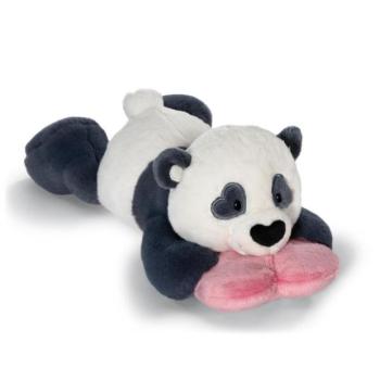 NICI plüss Panda Love szívvel 20cm, fekvő kép