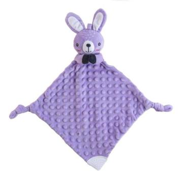 Nyuszi babyted, altató, rágóka, csörgő plüss 25x25cm kép