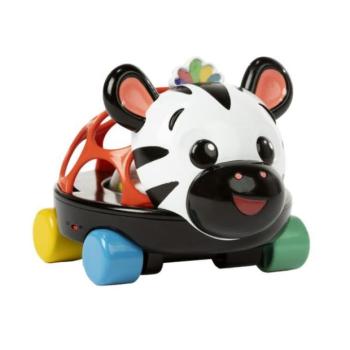 OBALL Játékautó és csörgő 2 az 1-ben Curious Car zebra Zen™ 3m+ kép