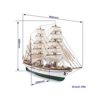 OCCRE Gorch Fock 1:95 készlet kép