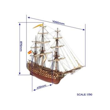 OCCRE Santísima Trinidad 1:90 készlet kép