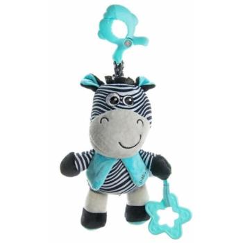 Oktatási játszó plüss játék klipszel Baby Mix zebra kép