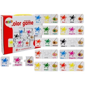 Oktatási színes puzzle kép