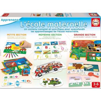 Oktatójáték Kit L'Ecole Maternell Educa puzzle és kirakós 3-6 évtől EDU17064 kép
