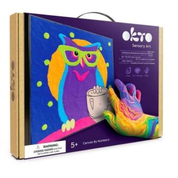 OKTO Bagoly art festőkészlet vászonra 29x29 cm