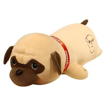 Óriás méretű 2in1 párna és plüss kutyus - pihe-puha mopsz alakú párna - 53 x 30 x 20 cm (BBJ) kép