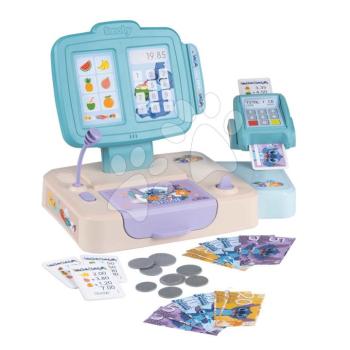 Pénztárgép Stitch Cash Register Smoby nyitható kasszafiókkal és bankkártya-terminállal 26 kiegészítő kép
