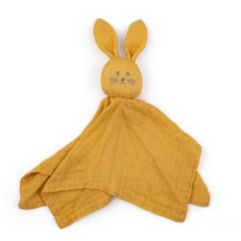 PETITE&MARS Bambusz muszlin bújós játék Hugo Intense Ocher 0m+ kép