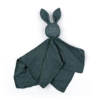 PETITE&MARS Bambusz muszlin bújós játék Hugo Misty Green 0m+ kép