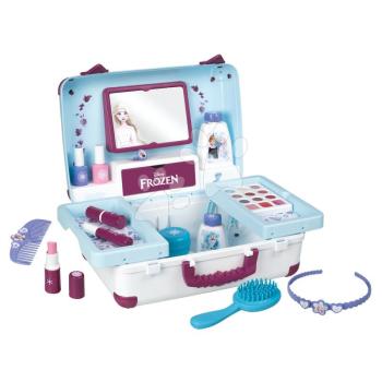 Pipere koffer Frozen My Beauty Vanity Smoby fodrásznak körmösnek és kozmetikusnak 13 kiegészítővel kép
