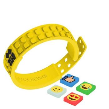 PIXIE CREW Kreatív karkötő EMOJI sárga kép