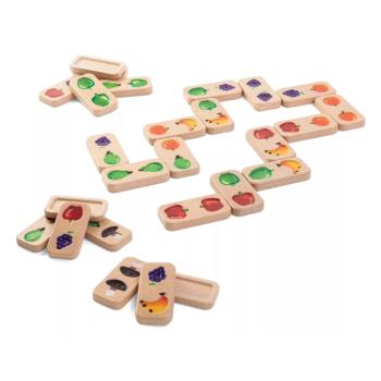 PlanToys Domino - Gyümölcsök és zöldségek kép