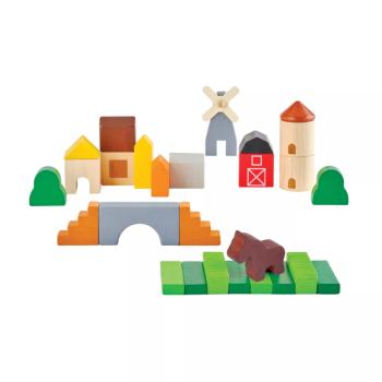 PlanToys Építőkészlet - Vidéken kép