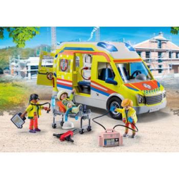 Playmobil City Life 71202 Mentőautó hang- és fényeffekttel kép