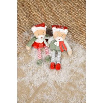 Plüss elf maci Cinnamon Doudou Farceur Doudou et Compagnie 27 cm házikóval 0 hó-tól DC4254 kép
