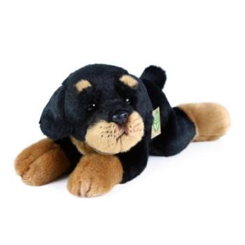 Plüss fekvő rottweiler kutya 30 cm KÖRNYEZETBARÁT kép