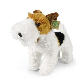 Plüss foxterrier kutya Dášenka álló 30 cm ECO-DRIENDLY kép