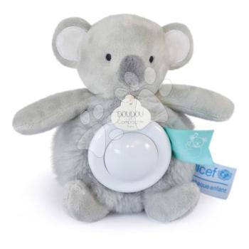 Plüss koala fénnyel Koala Nightlight Unicef Collection Doudou et Compagnie ajándékcsomagolásban szürke 15 cm 0 hó-tól DC3991 kép