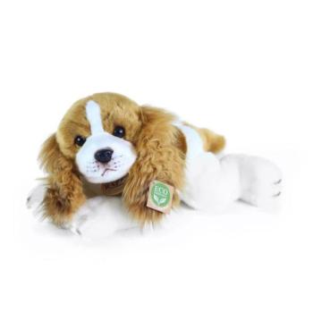 Plüss kutya Cavalier King Charles spániel fekve, 30 cm KÖRNYEZETBARÁT kép
