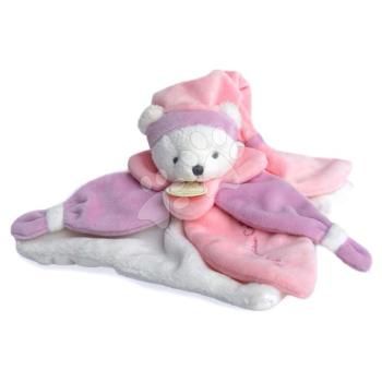 Plüss mackó dédelgetésre Collector Doudou et Compagnie rózsaszín 24 cm ajándékcsomagolásban 0 hó-tól kép