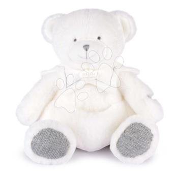Plüss mackó kendővel dédelgetésre Doudou 25 Years Puppet with Handkerchief Grey Doudou et Compagnie ajándékcsomagolásban szürke 30 cm 0 hó-tól kép