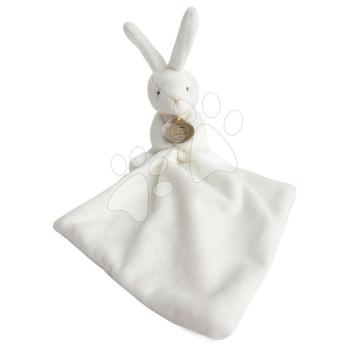 Plüss nyuszi dédelgetésre Bunny Flower Box Doudou et Compagnie fehér 10 cm ajándékcsomagolásban 0 hó-tól kép