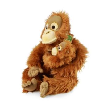 Plüss orangután kölyökkel 28 cm ECO-FRIENDLY kép