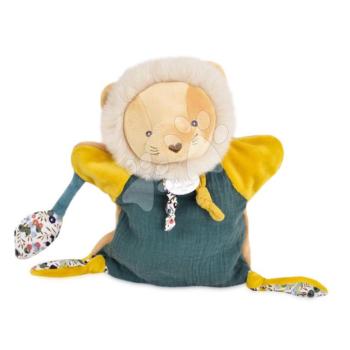 Plüss oroszlán kesztyűbáb Lion Puppet Boh'aime Doudou et Compagnie zöld 25 cm 0 hó-tól DC4226 kép