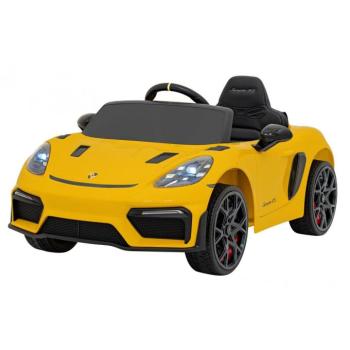Porsche Spyder RS ​​718 elektromos autó sárgára festve kép